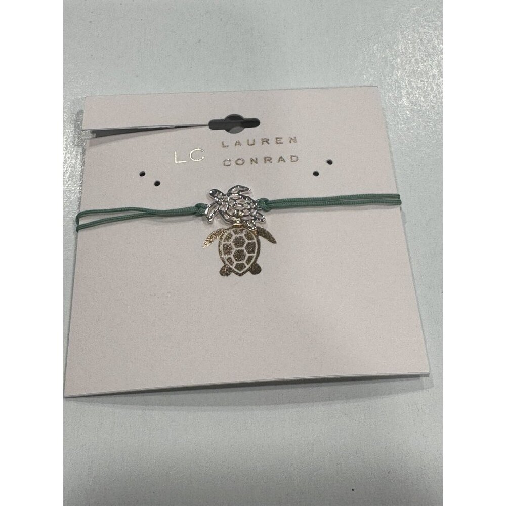 New LC Lauren Conrad Turtle Rope Bracelet BB13